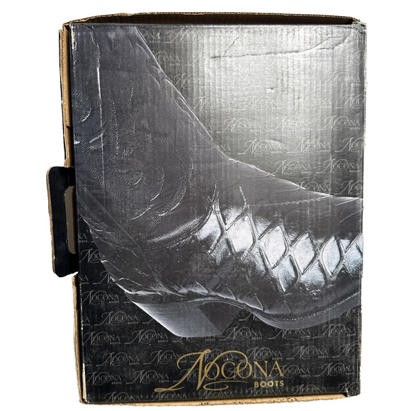 Nocona Other - Black Nocona Boots Box ONLY Cowboy Western Wear Display Ads Logo Leather Texas